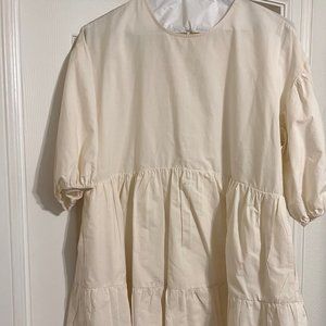 White Boho Summer Dress